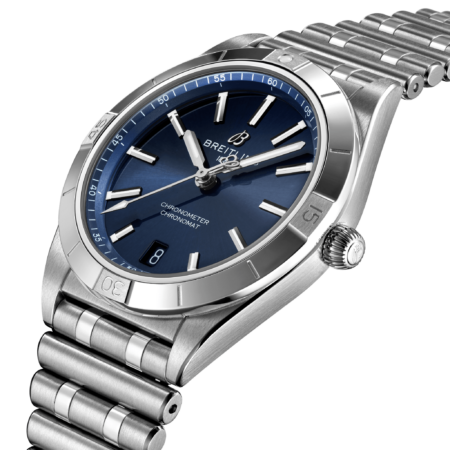 Breitling Chronomat 36 staal blauw