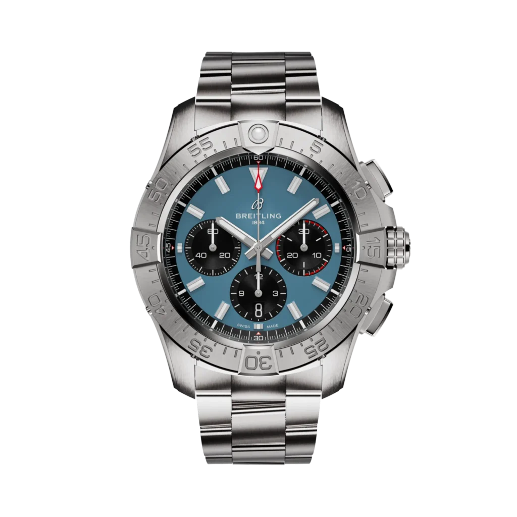 avenger b01 chronograph 44 blue