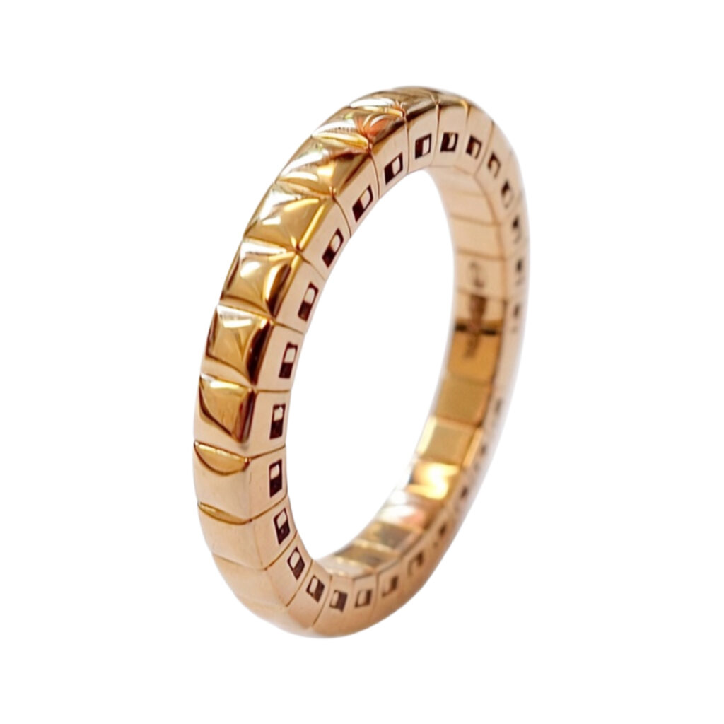 rosé gouden flexibele ring