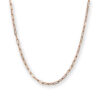 Rosé gouden collier, 51 cm