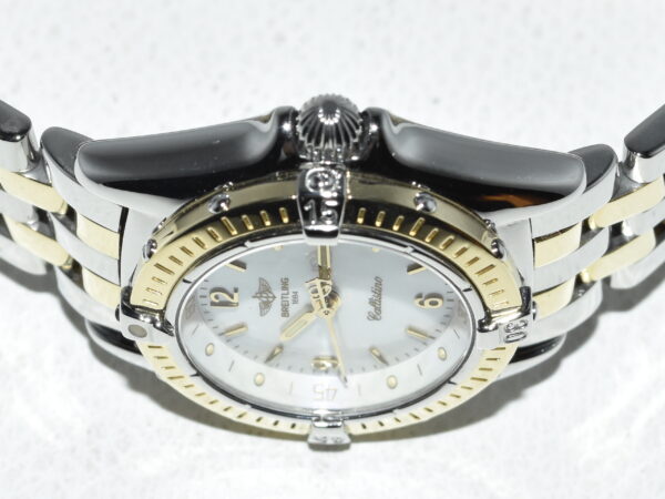 breitling callistino goud/staal mop