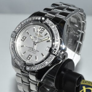 breitling colt oceane 33 diamond bezel