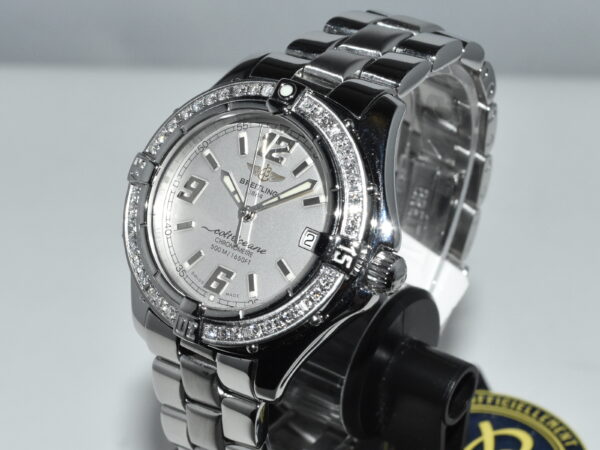 breitling colt oceane 33 diamond bezel