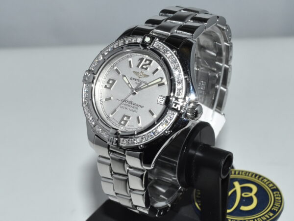 breitling colt oceane 33 diamond bezel