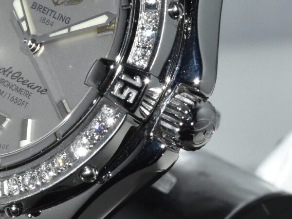 breitling colt oceane 33 diamond bezel