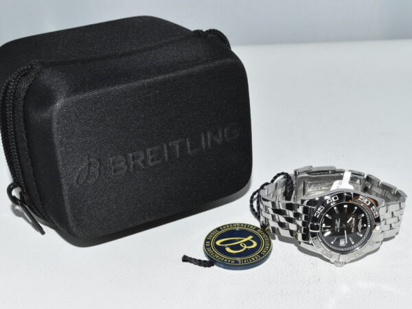 Breitling Galactic 32 zwarte wijzerplaat