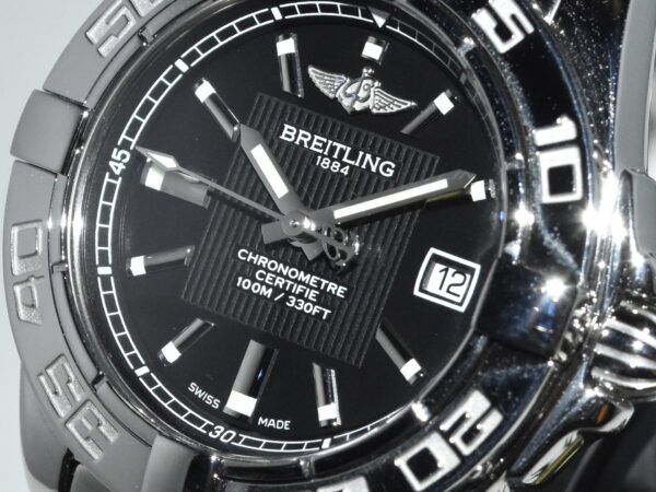 Breitling Galactic 32 zwarte wijzerplaat