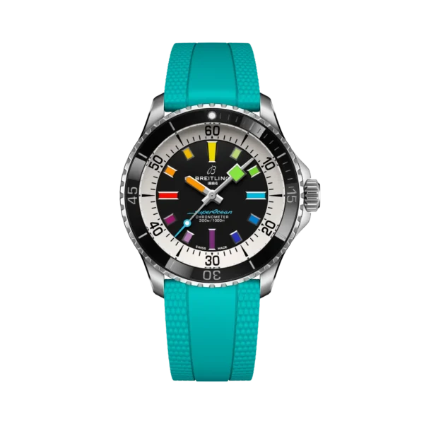 superocean automatic 42 regenboog, rainbow