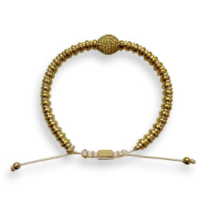 Geel gouden armband met gele saffieren