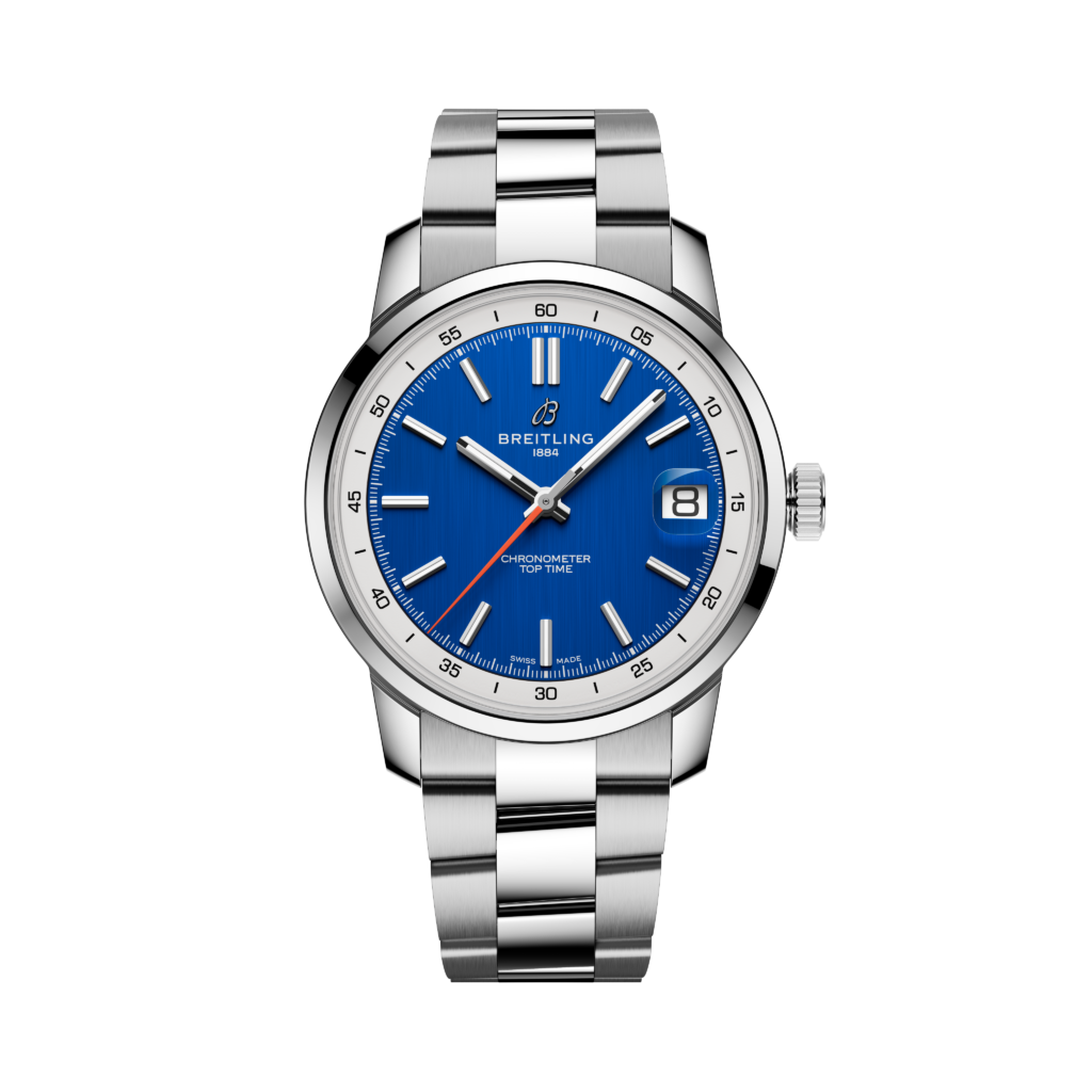 top time b31 blue metalen band