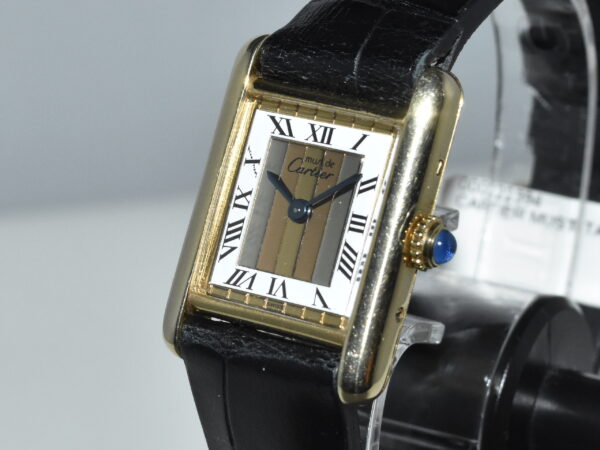 cartier tank vermeil must de cartier