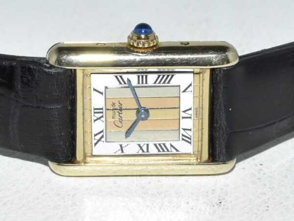 cartier tank vermeil must de cartier