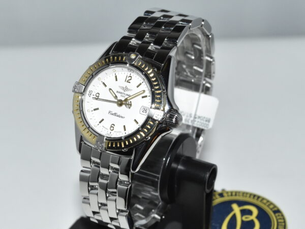 breitling callistino goud/staal 28