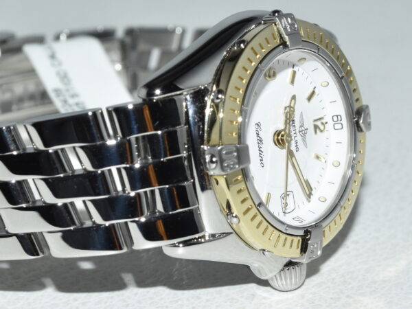 breitling callistino goud/staal 28