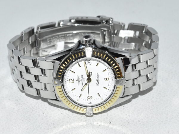 breitling callistino goud/staal 28