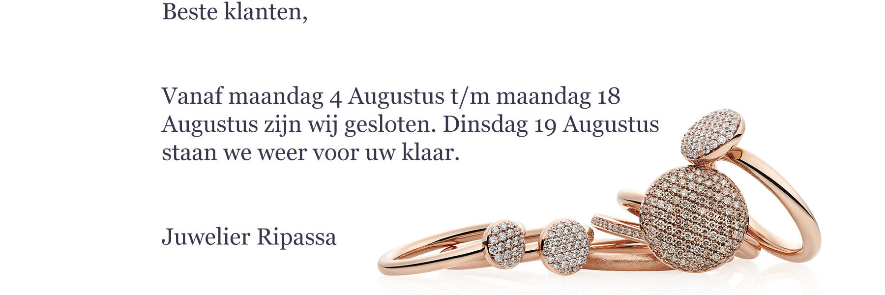 aangepaste openingstijden 2025 nl
