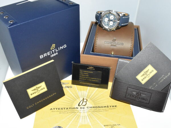 breitling colt chronograph 44, full set