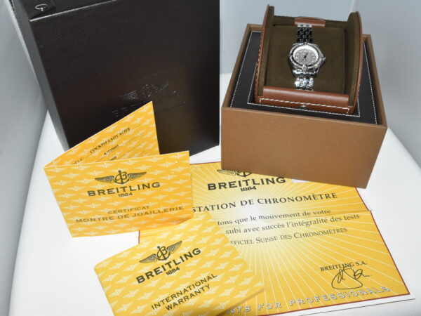 breitling galactic 32, full set, as new