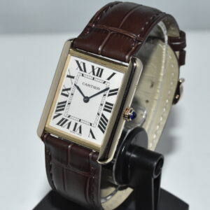 cartier tank solo 34,8 x 27,4 full set !! - W5200025