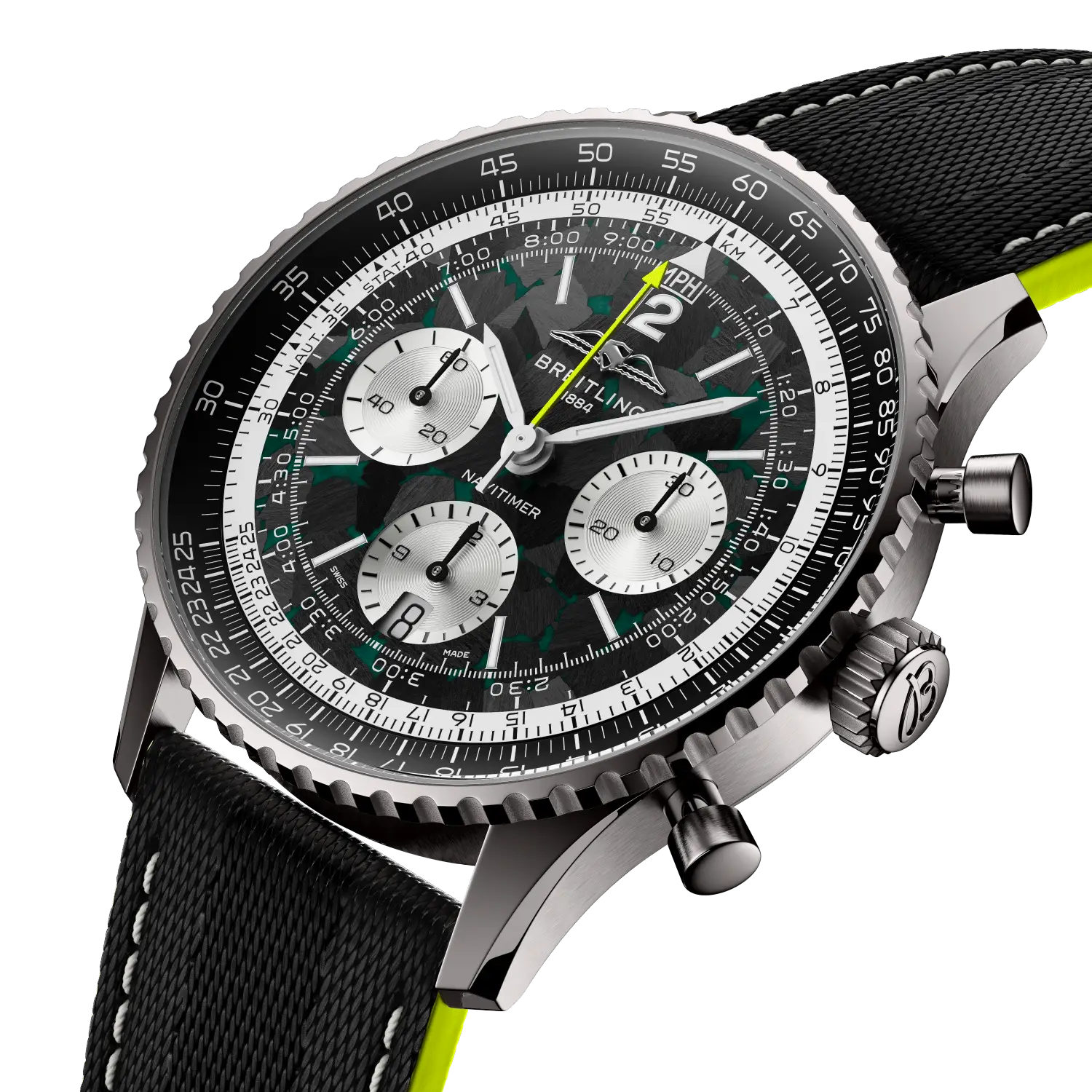 navitimer b01 chronograph 43 aston martin aramco formula one™ team - EB01381A1B1X1