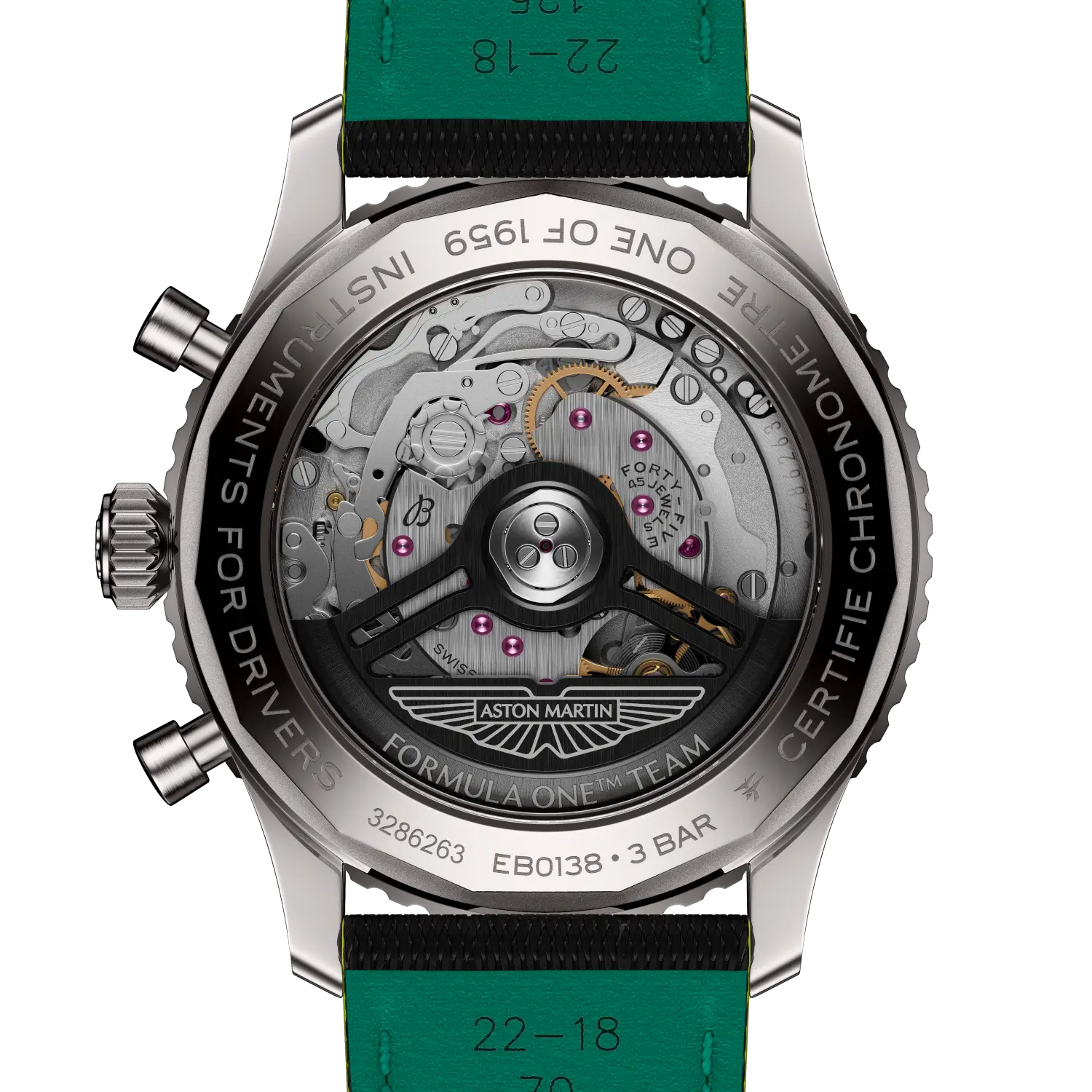 navitimer b01 chronograph 43 aston martin aramco formula one™ team - EB01381A1B1X1