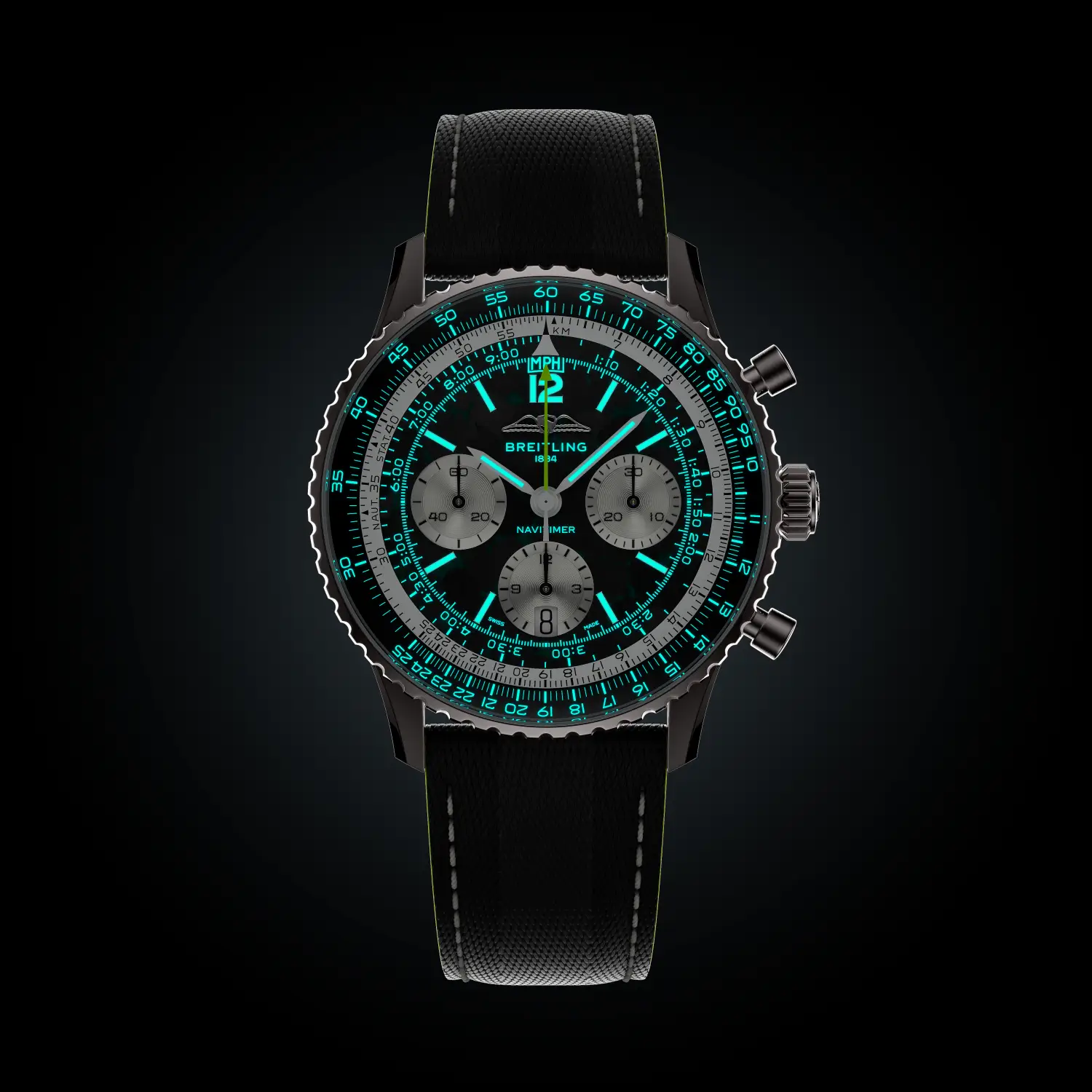navitimer b01 chronograph 43 aston martin aramco formula one™ team - EB01381A1B1X1