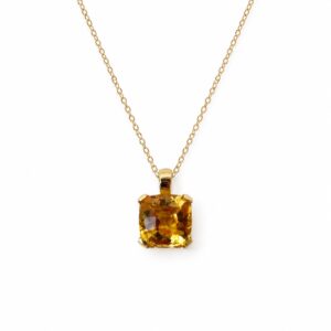 Citrin Hanger - 18 k geelgoud