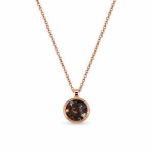Rook Quartz Hanger - 18 k rose goud