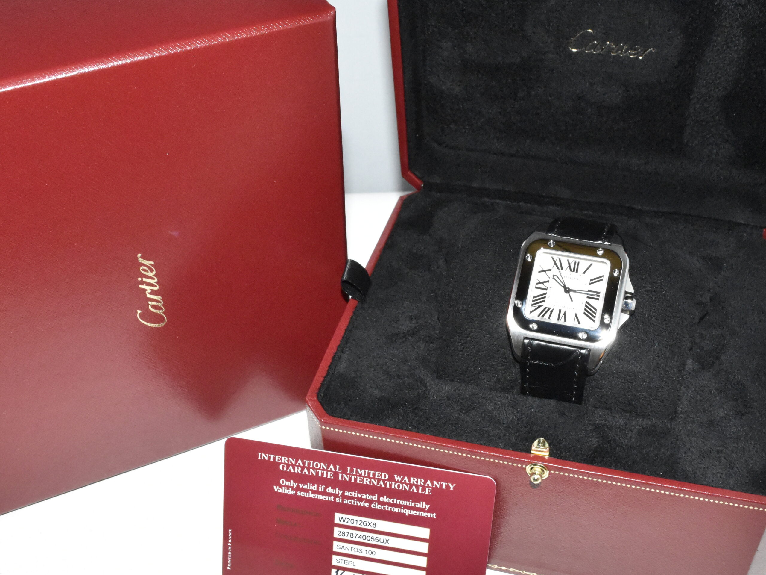 cartier santos 100 35 x 44 - W201268X