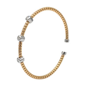 rosé gouden armband met diamant
