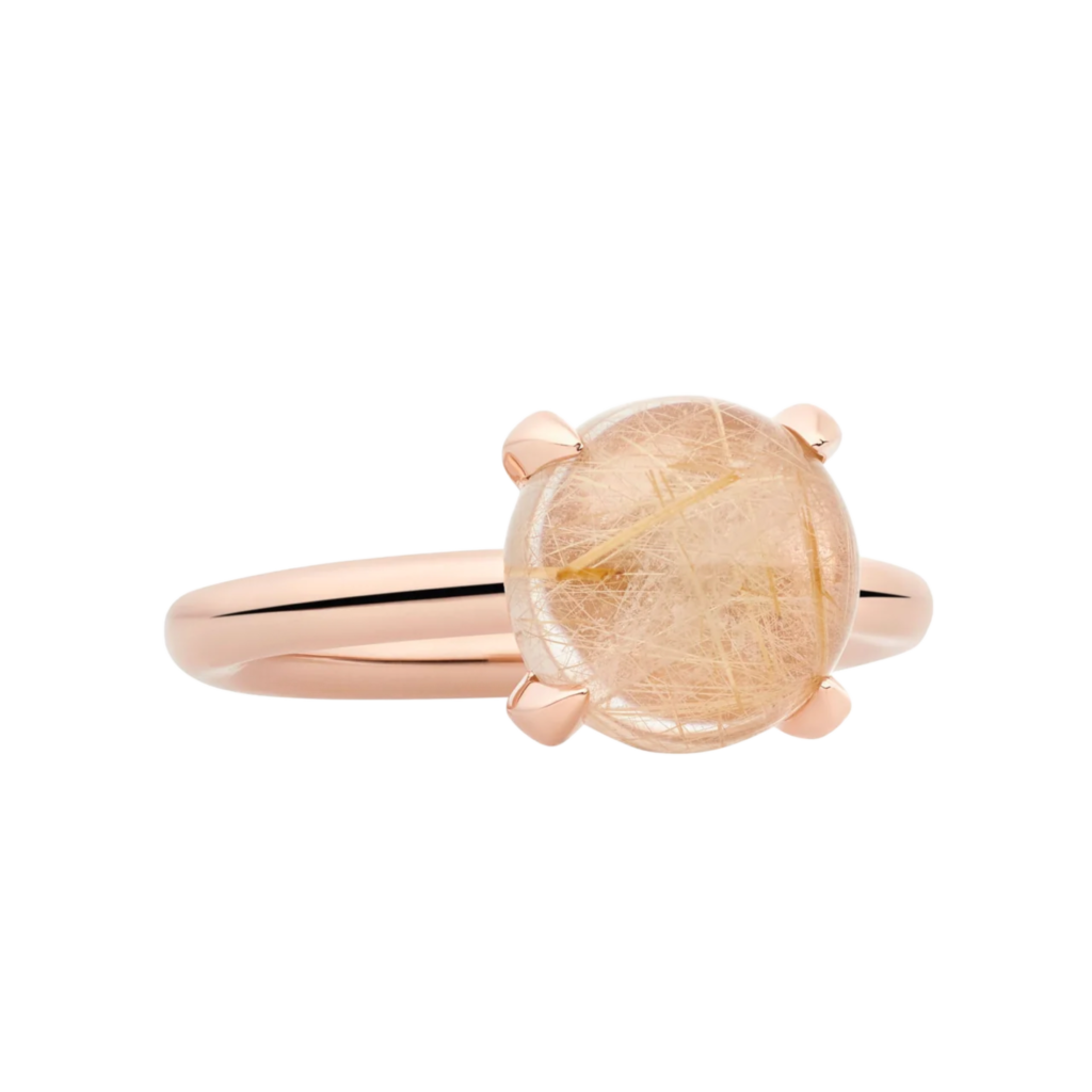 Bron Catch Ring met rutielkwarts - 8RR4782QRC