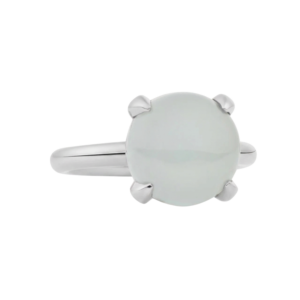 Bron Catch Ring met cabochon geslepen aquamarijn - 8RW4753AQC