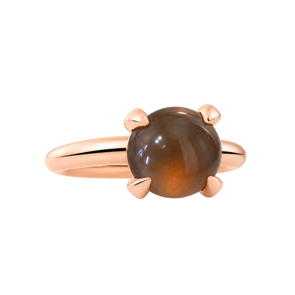 Bron Catch Ring met rookkwarts - 8RR4782SQC
