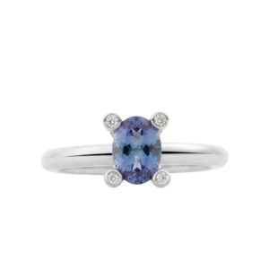 Bron Phlox Ring met tanzaniet en diamant - 4RW4819TBBR