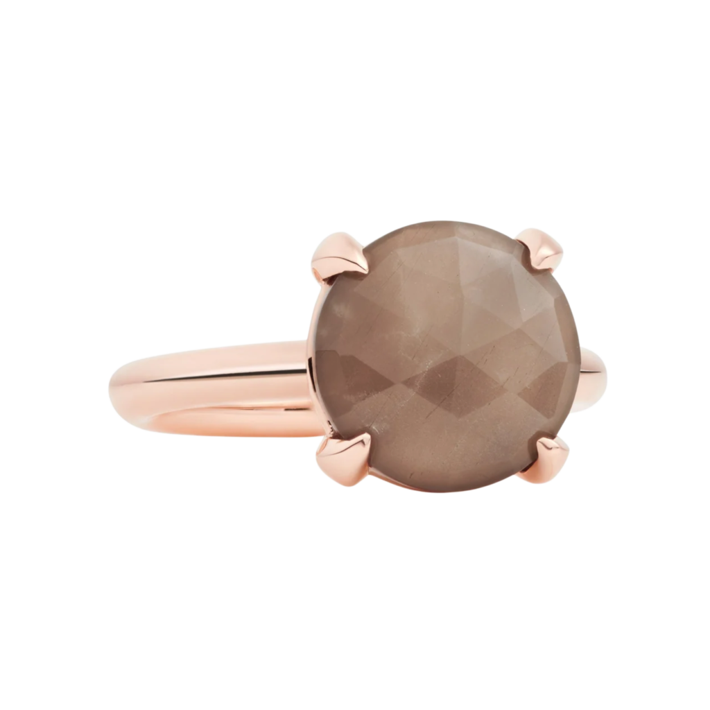 Bron Catch Ring met grijze maansteen - 8RR4783MGB