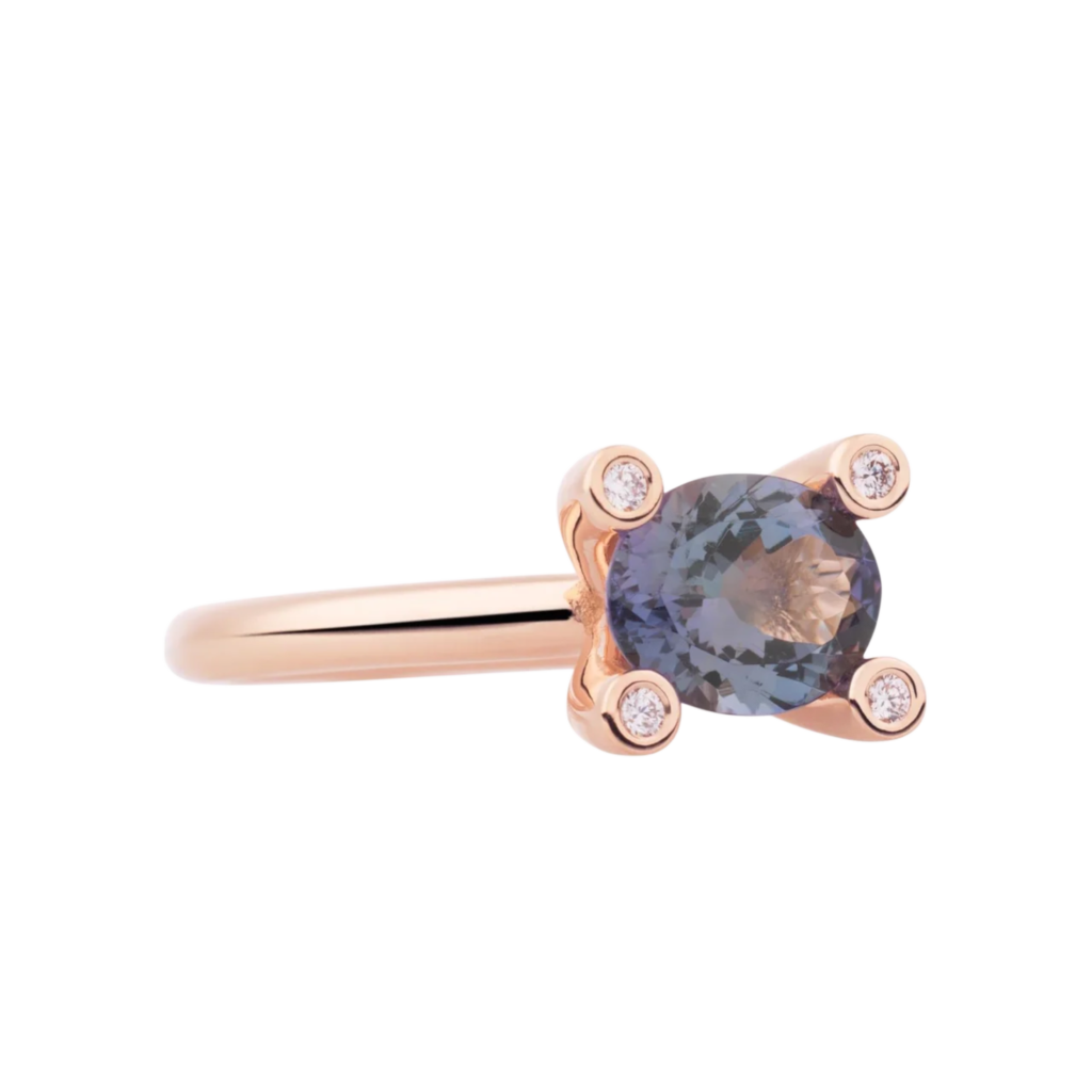 Bron Phlox Ring met tanzaniet en diamanten - 4RR4820TBBR