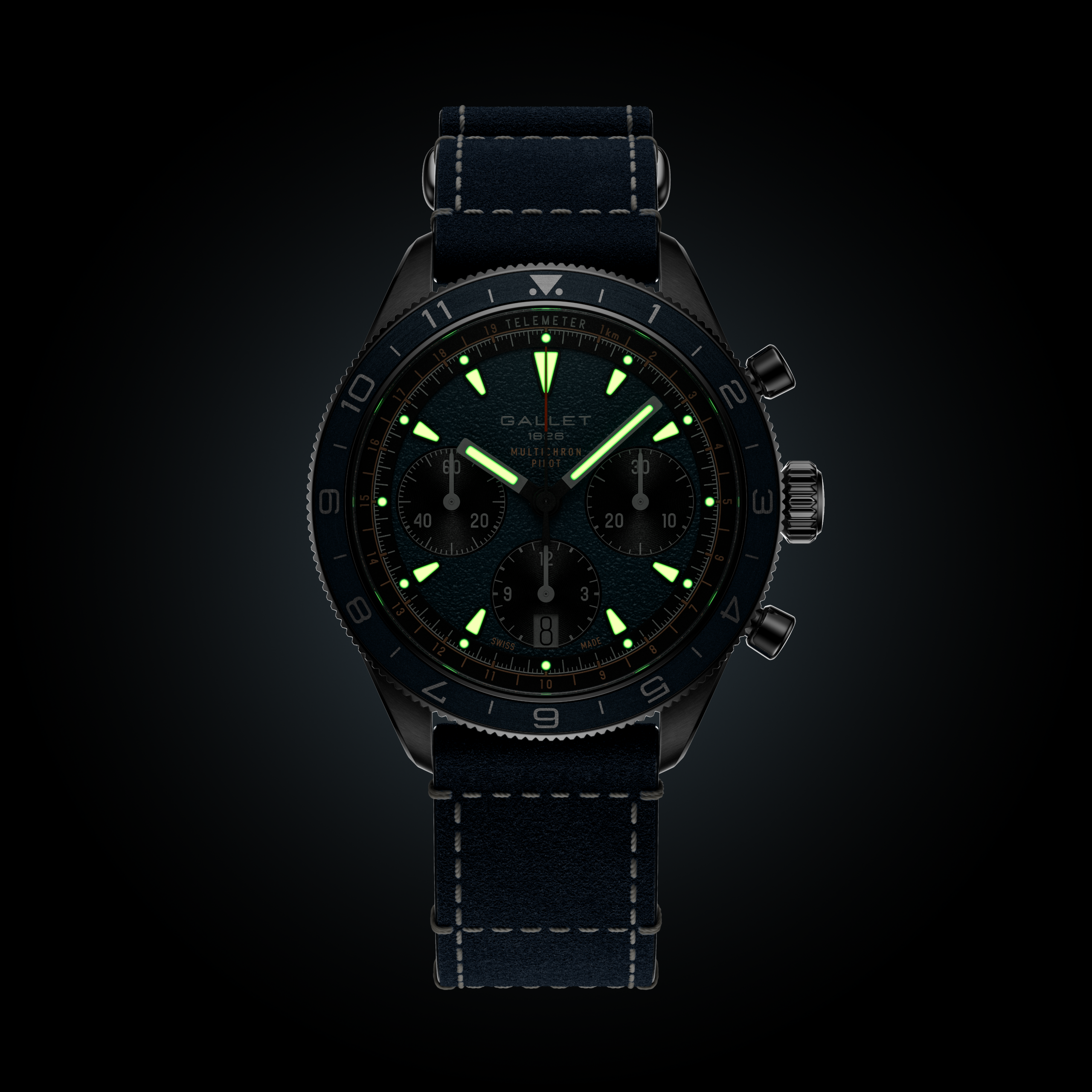 multichron pilot chronograph 42 - AG2303171C1W1