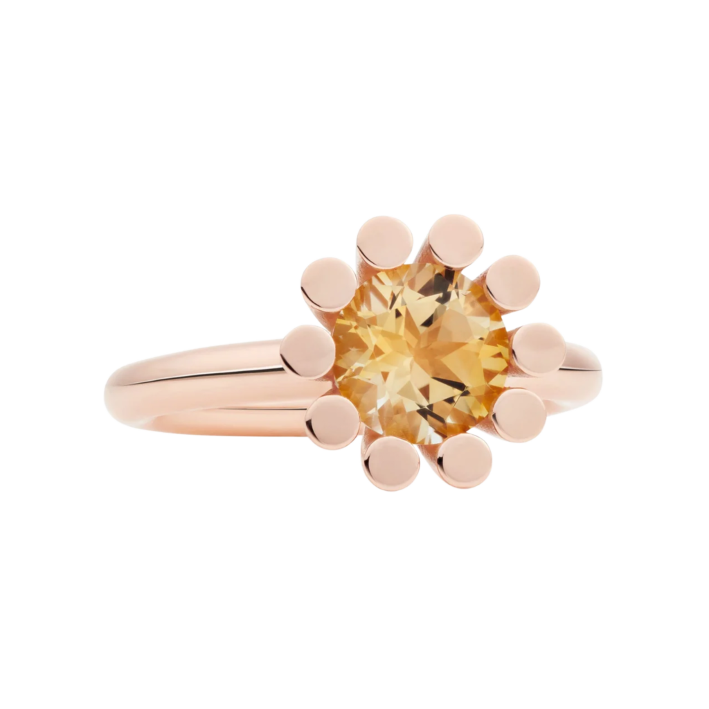 Bron Sprite Ring met madeiracitrien - 8RR4589MC
