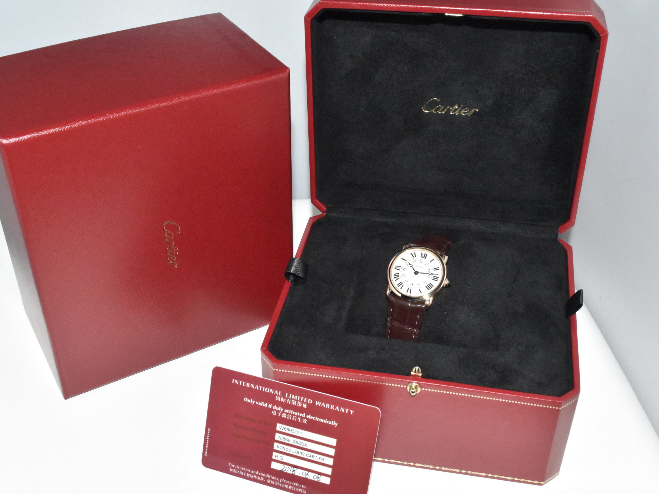cartier ronde louis cartier 29, full set !!