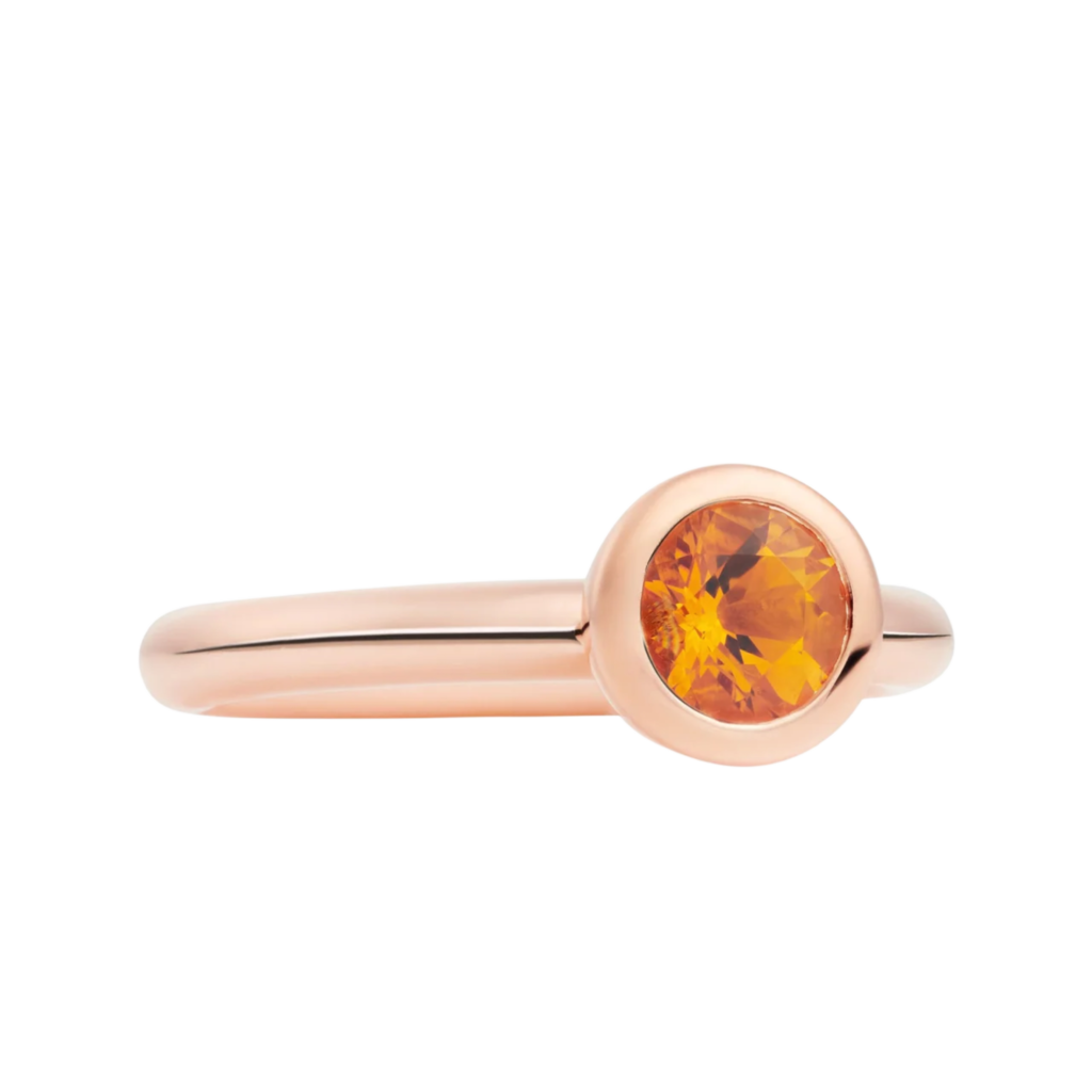 Bron Sushi Ring met Madeira citrien- 8RR4773MC